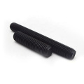 black carbon steel full thread hex bolt